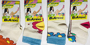 Шкарпетки дитячі 12 пар демісезонні дівчинка ВиАтекс розмір 12(20-22) асорті