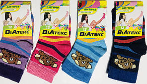 Шкарпетки дитячі 12 пар демісезонні дівчинка ВиАтекс розмір 12(20-22) асорті