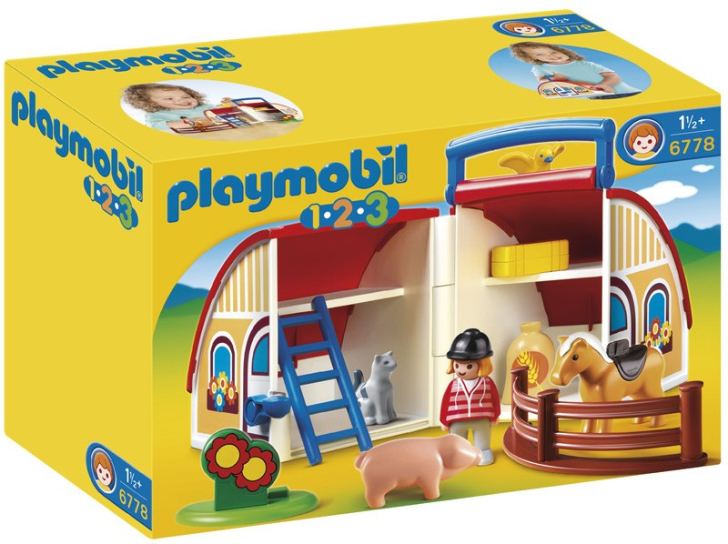 Playmobil 6778 Переносна стайня (Плеймобіл конструктор Переносна стайня)