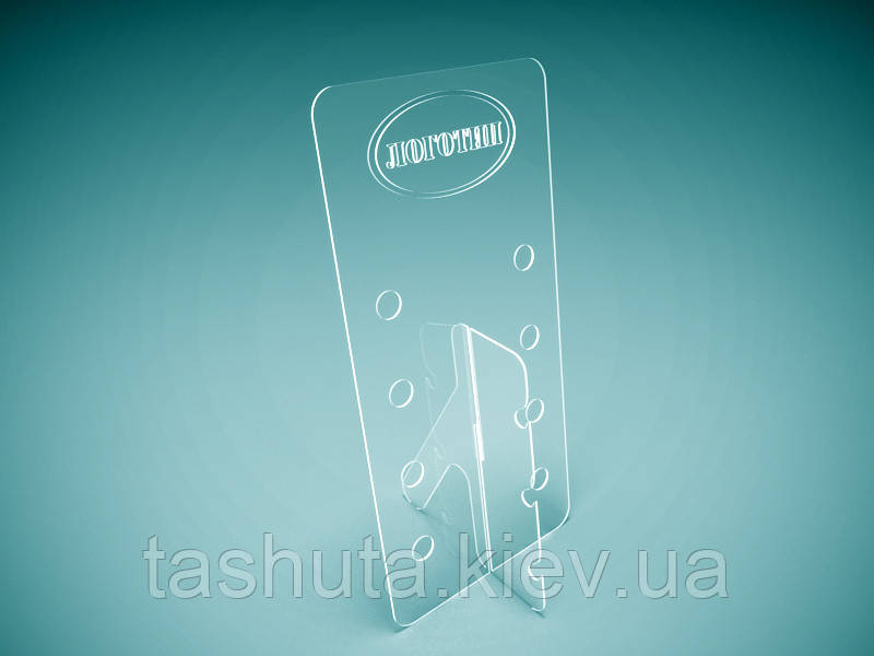 Акрилова підставка для окулярів з Вашим лого на 4 шт (Товщина акрилу: 3 мм; )