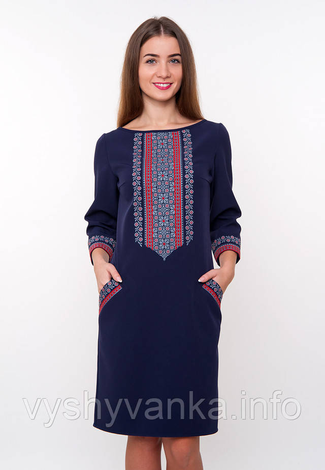 Синє плаття вишиванка Синє плаття вишиванка