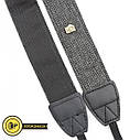 Ремінь універсальний текстильний для фотоапарата Sony Canon Nikon, плечовий шийний для фотокамери сірий, фото 6