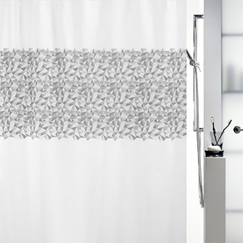 Шторка для ванної текстильна Spirella IROKO