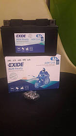 Акумулятор для мотоцикла гелевий EXIDE SLA12-8= AGM12-8 8,6 Ah 150x87x93