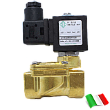 Електромагнітний клапан для повітря 21WA4KOB130 (ODE, Italy), G1/2, фото 2