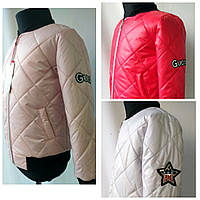 Стильная куртка разные цвета цвета для девочки от 3 до 12 лет (98-152 рост)