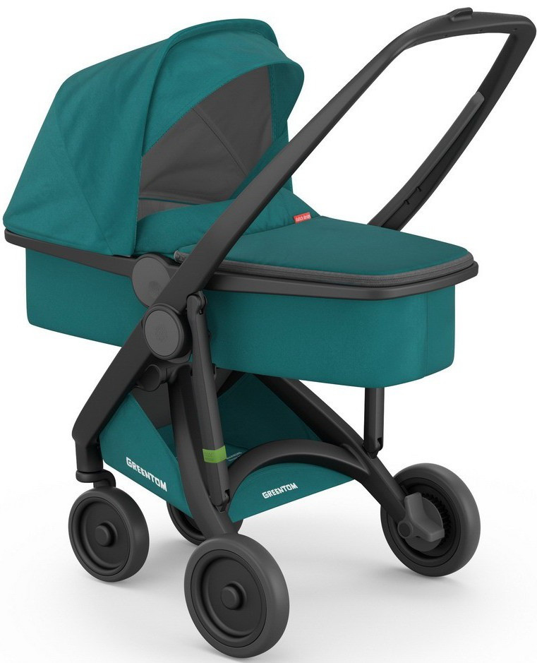 Коляска с люлькой Greentom Upp Carrycot teal