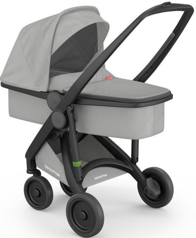 Коляска с люлькой Greentom Upp Carrycot grey