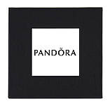 Чорна подарункова коробочка Pandora для наручного годинника та браслетів., фото 2