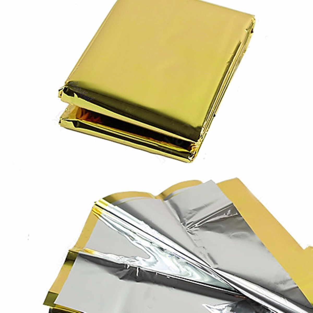 Рятувальне покривало Sinmed, золото/срібло, розмір 160 Х 210 см, Польща