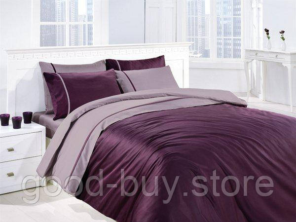 First choice Mor & Leylak — purple&lilac постільна білизна сатин сімейна 160х220х2