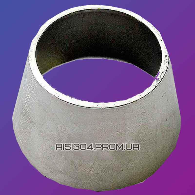 Перехід конічний під зварку нержавійка Ду 28/12 AISI 304, фото 1