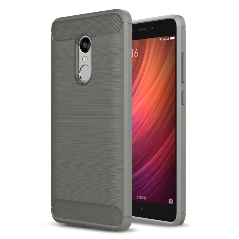 Чохол Carbon для Xiaomi Redmi 5 Plus 5.99" бампер Gray