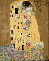 Картина по номерам Климт. Поцелуй, 40x50 (AS0193)