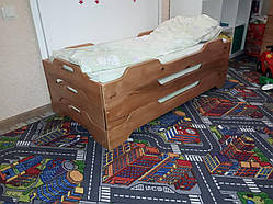 Ліжко-лоток СОН дитячий 1-м.(натуральна вільха) 1400*600*200
