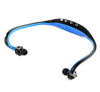 MP3 спорт плеер + наушники + FM радио + USB кабель Синий