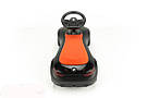 Дитячий автомобіль толокар BMW Baby Racer III, Black-Orange, Дитячий автомобіль BMW, фото 4