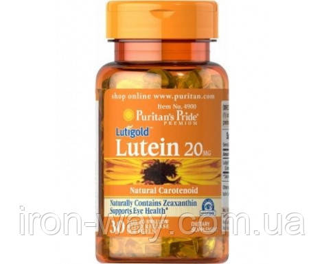 Puritan's Pride Lutigold Lutein 20mg 60caps