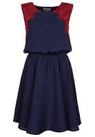Платье женское летнее Zalando (размер XS) синее