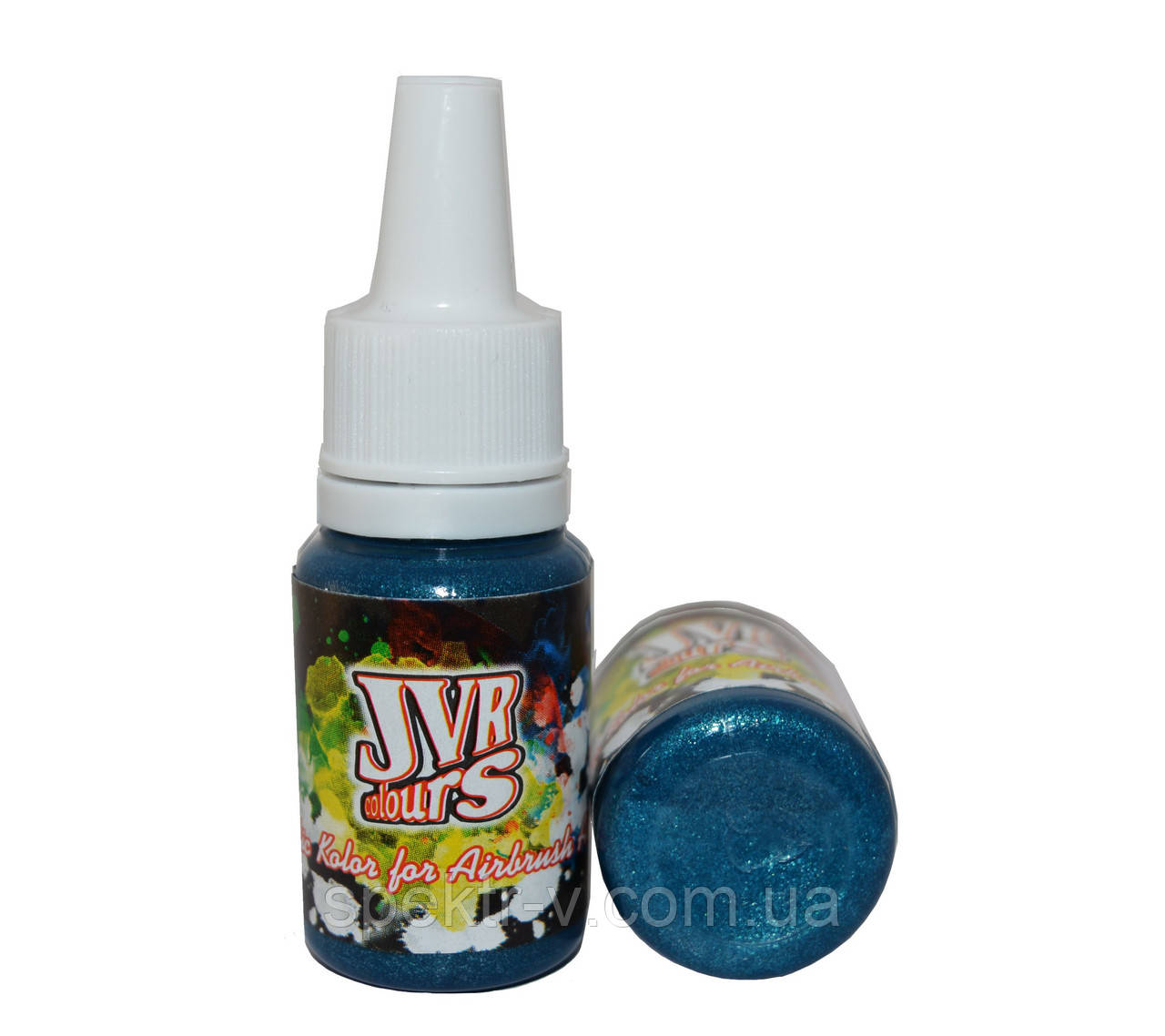 Фарба для аерографа JVR Revolution Kolor, Metal Perl emerald green #306,10 мл, фото 1