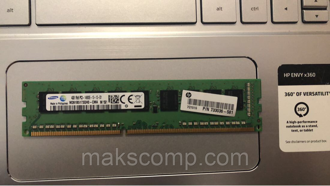 SAMSUNG 4GB PC3-14900E-13-12-D1