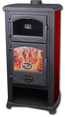 Піч опалювальна з духовкою на дровах Bella Thalia Cucina