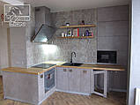 Кухня- студія в стилі "Лофт" із відкидним столиком, фото 2