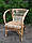 Крісло-стіл плетене ручної роботи, фото 3