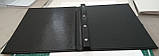 Папки з чорної шкіри з тисненням., фото 2