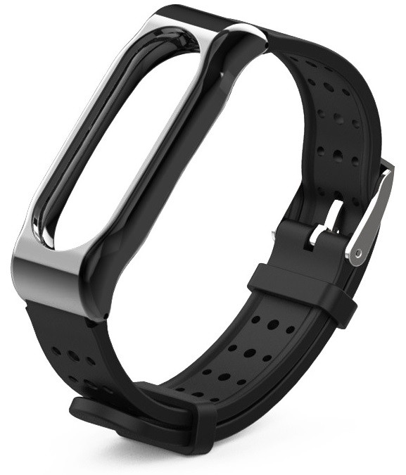 Ремінець Xiaomi Mi Band 2 MiJobs Classic Youth Version Чорний 1086P