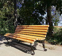 Стул Венеция 0,5м (кв.12х12) стул из металла, стул из дерева, деревянный стул, стул на дачу, уличный стул