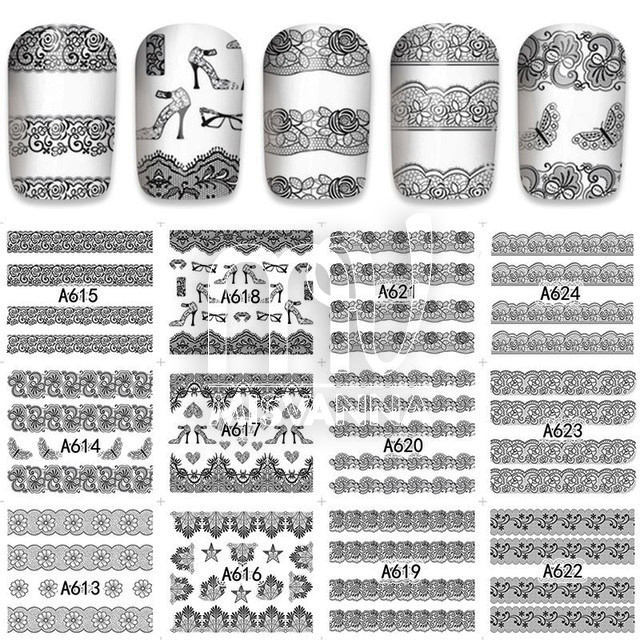 Слайдер дизайн на водній основі набір А613-А624