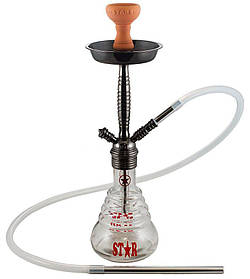 Кальян AMY 4 STARS 410 висота 55 см на 1 персону прозорий