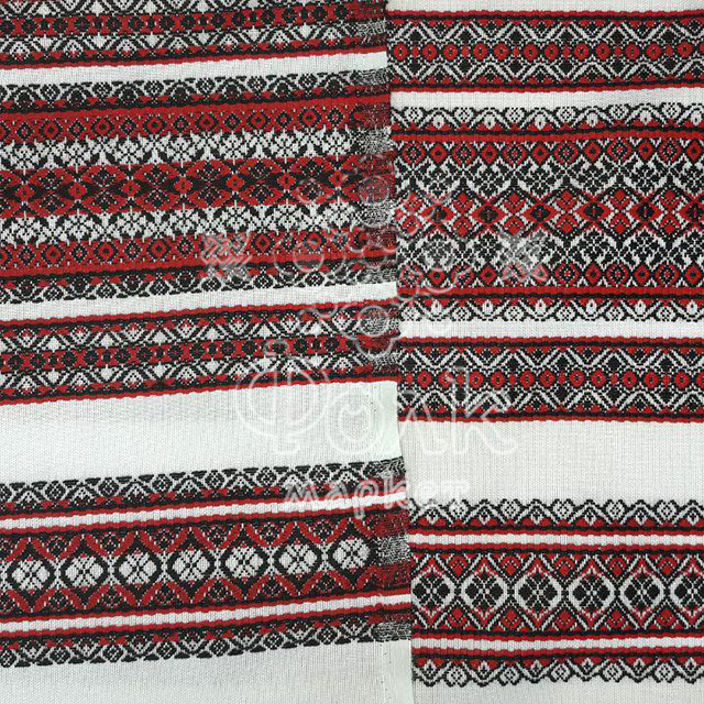 Ткань для штор с украинской вышивкой Анастасия ТДК-73 3/1 - фото 3 - id-p689059219