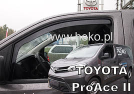 Дефлектори вікон (вітровики) Toyota ProAce II od 2016r (вставні, 2 шт.) (HEKO)