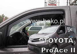 Дефлектори вікон (вітровики) Toyota ProAce II od 2016r 2шт (Heko)