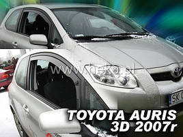 Дефлектори вікон (вітровики) TOYOTA AURIS - 3D .2007R. →(HEKO)