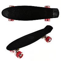 Скейт Profi Penny Board LED MS0848-2 Черный