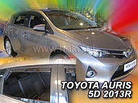 Дефлекторы окон (ветровики) Toyota Auris 2012-> 5D 4шт (Heko)