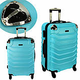 Чемодан дорожній RGL 730, середній! Новинка 2018! Валіза з укріпленими кутами на 4х колесах, фото 4