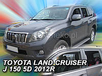 Дефлекторы окон (ветровики) Toyota LC 150 2010/GX 460-> 4D 4шт (Heko)