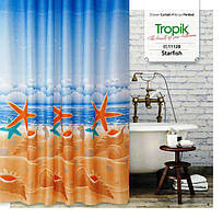 Шторки для ванної тканинні Tropik і Jackline 180х200 см.