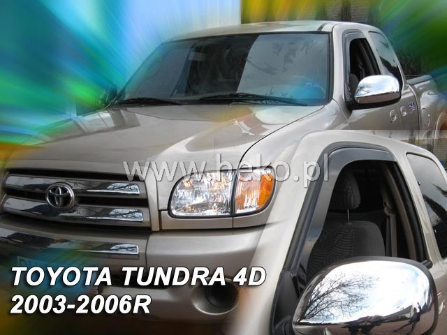 Дефлектори вікон (вітровики) Toyota Tundra 2000-2006 (HEKO)