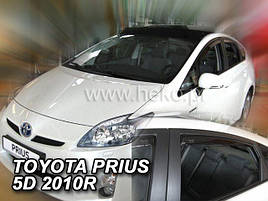 Дефлектори вікон (вітровики) TOYOTA PRIUS 2010-2015 (HEKO)