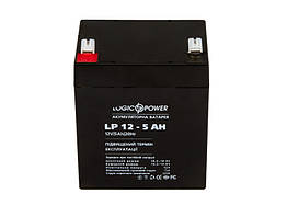 Свинцево-кислотний акумулятор Battery LogicPower 12 V, 5 Ah