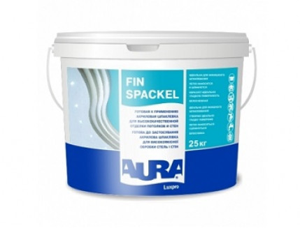 Шпаклівка для обробки стель і стін Aura Luxpro Fin Spaсkel 25кг.