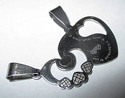 Кулон "Сердечки, пара"