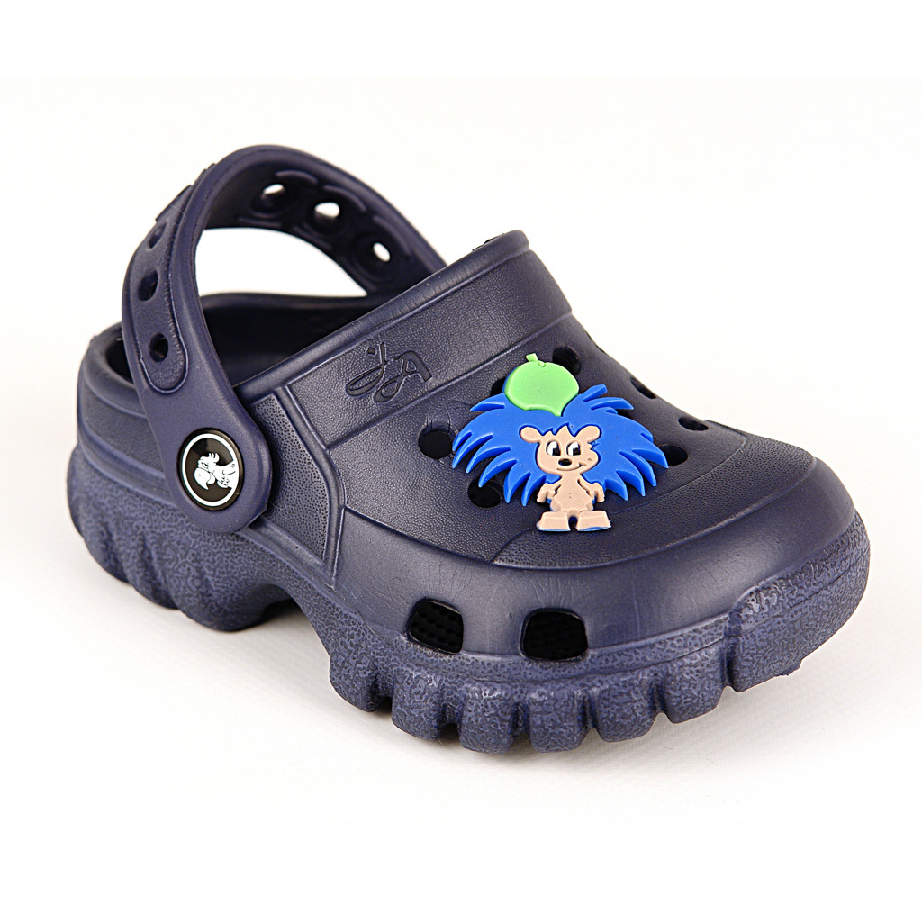 Детские легкие кроксы из пены, темно-синие сабо для мальчика, девочки ...