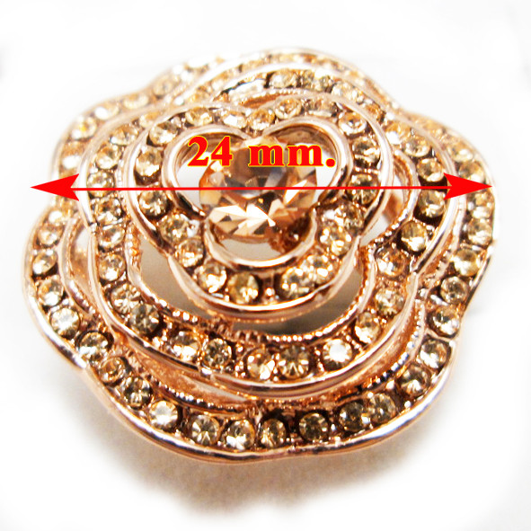Кольцо Женское Цветок под Розовое Золото 14К с Золотистыми Фианитами, Кольца Позолота, Бижутерия, 18 - фото 2 - id-p508195599