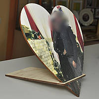 Фоторамка деревянная "Сердце с фото"